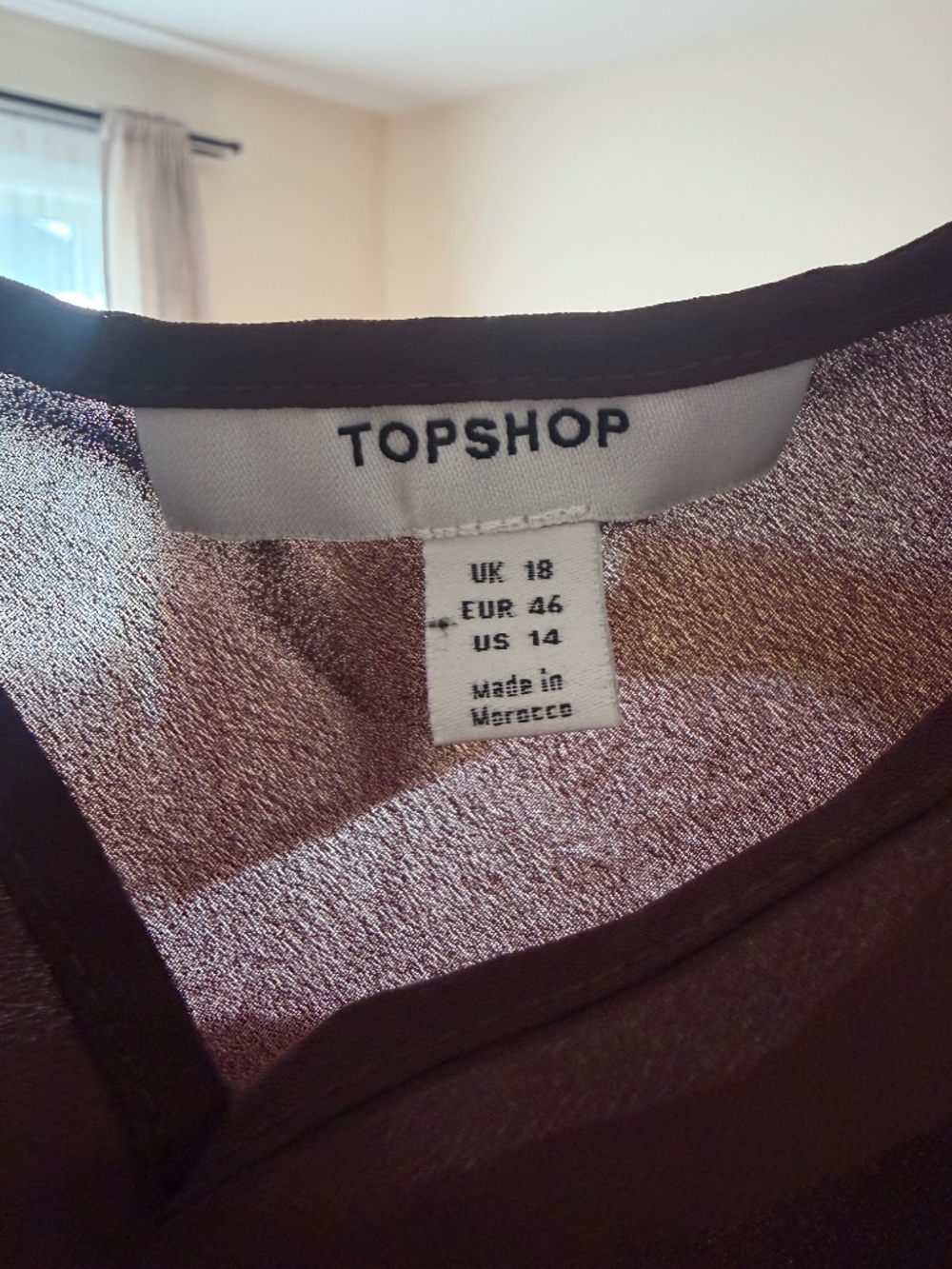 Topshop Chocolate Sheer Midi Dress - Picture 5 of 8